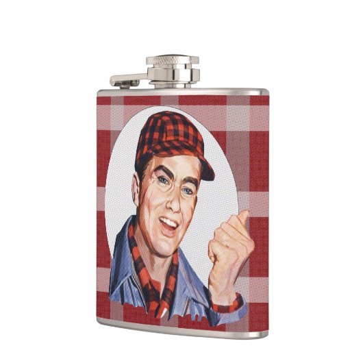 Handen uit! heupfles (Links)