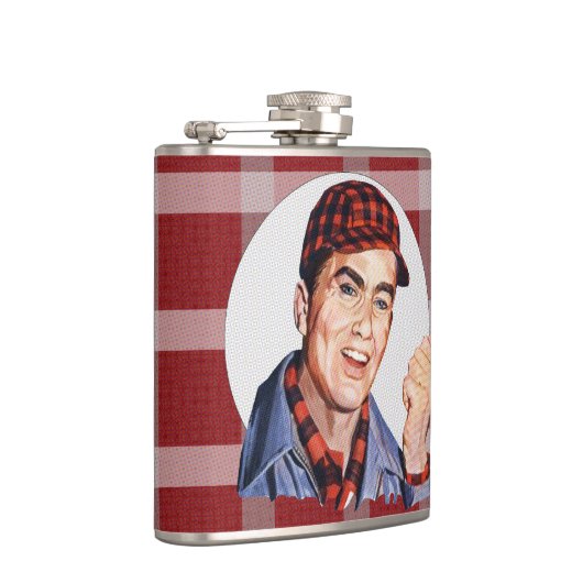 Handen uit! heupfles (Rechts)