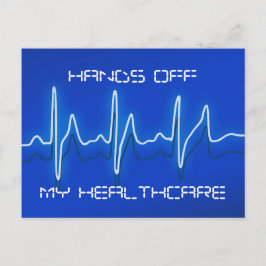 Handen uit mijn Briefkaart voor gezondheidszorg