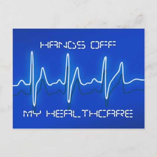 Handen uit mijn Briefkaart voor gezondheidszorg (Voorkant)