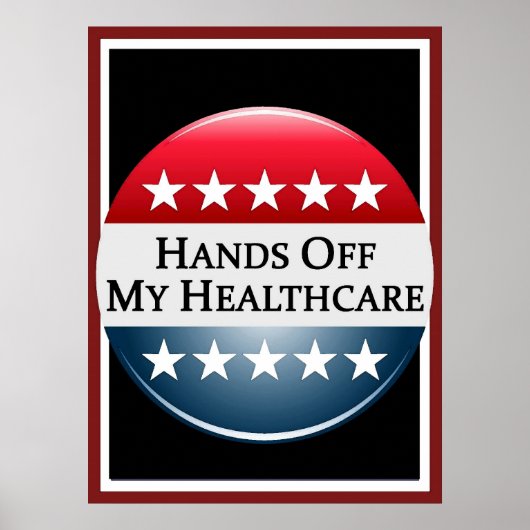 Handen uit mijn Poster voor gezondheidszorg (Voorkant)