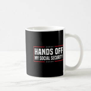 Handen uit mijn sociale zekerheid koffiemok