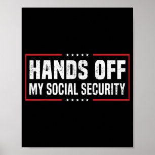 Handen uit mijn sociale zekerheid poster