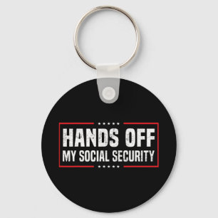 Handen uit mijn sociale zekerheid sleutelhanger