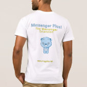 Handen uit...! (prints voor/achter) t-shirt (Achterkant)