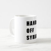 Handen uit Syrië Koffiemok (Voorkant links)