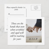 Handen Uitnodiging Briefkaart (Voorkant / Achterkant)