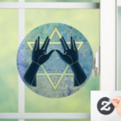 Handen van de Kohanim Raamsticker (Huis)