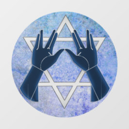 Handen van de Kohanim Raamsticker