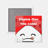 Handen van de taart! magneet (Voorkant / Achterkant)