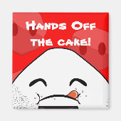 Handen van de taart! magneet (Voorkant)