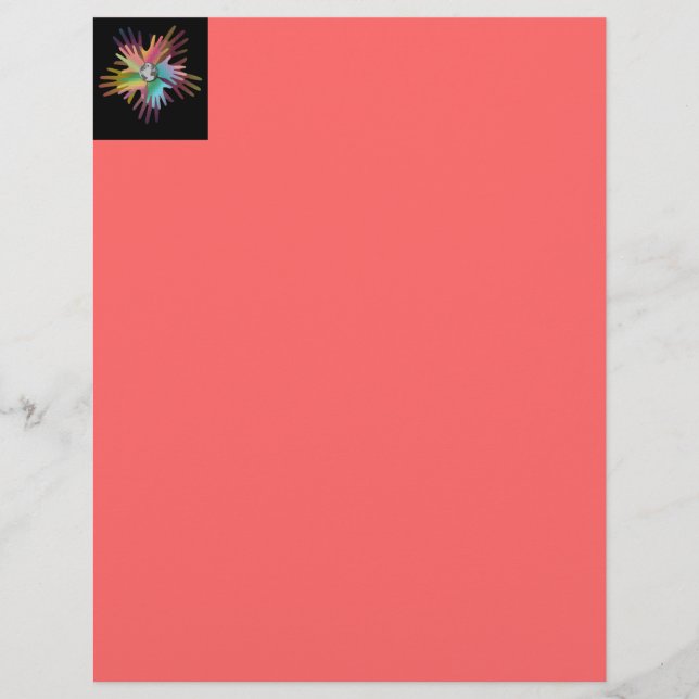 Handen van de World Letterhead (Voorkant)