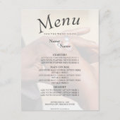 Handen van een fantastisch bruiloft-koppel Ring Informatiekaartje (Achterkant)