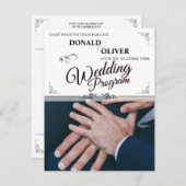 Handen van een Gay Bruiloft Paar met Ringen (Voorkant / Achterkant)