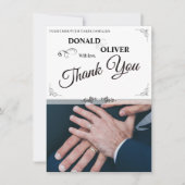 Handen van een Gay Bruiloft Paar met Ringen (Voorkant)