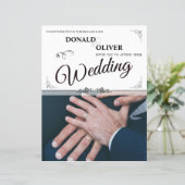 Handen van een Gay Bruiloft Paar met Ringen (Staand voorkant)