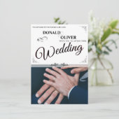 Handen van een Gay Bruiloft Paar met Ringen (Staand voorkant)