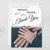 Handen van een Gay Bruiloft Paar met Ringen (Voorkant)