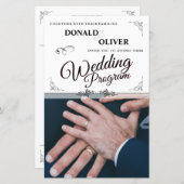 Handen van een Gay Bruiloft Paar met Ringen (Voorkant / Achterkant)