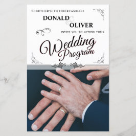 Handen van een Gay Bruiloft Paar met Ringen