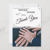 Handen van een Gay Bruiloft Paar met Ringen (Voorkant)