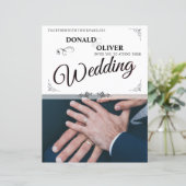 Handen van een Gay Bruiloft Paar met Ringen (Staand voorkant)