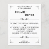 Handen van een Gay Bruiloft Paar met Ringen (Achterkant)