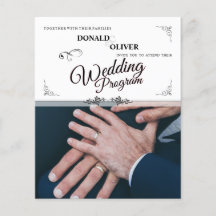 Handen van een Gay Bruiloft Paar met Ringen