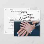 Handen van een Gay Bruiloft Paar met Ringen (Voorkant / Achterkant)