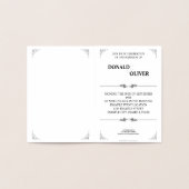 Handen van een Gay Bruiloft Paar met Ringen Folie Kaarten (Binnen)