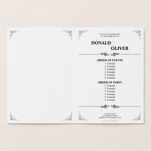 Handen van een Gay Bruiloft Paar met Ringen Folie Kaarten (Binnen)