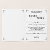 Handen van een Gay Bruiloft Paar met Ringen Folie Kaarten (Binnen)