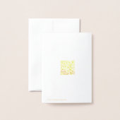 Handen van een Gay Bruiloft Paar met Ringen Folie Kaarten (Met envelop)