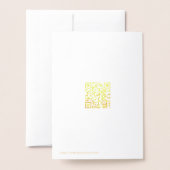 Handen van een Gay Bruiloft Paar met Ringen Folie Kaarten (Met envelop)