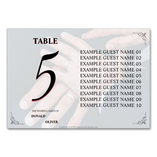 Handen van een Gay Bruiloft Paar met Ringen Kaart (Voorkant)