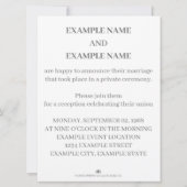 Handen van een gekleurd bruidspaar met ring (Achterkant)