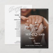 Handen van een gekleurd bruidspaar met ring (Voorkant / Achterkant)