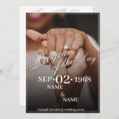 Handen van een gekleurd bruiloft paar met ring (Voorkant / Achterkant)