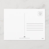 Handen van een gekleurd bruiloft paar met ring feestdagenkaart (Achterkant)