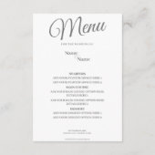 Handen van een gekleurd bruiloft paar met ring informatiekaartje (Achterkant)