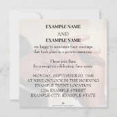 Handen van een gekleurde bruiloft op de ring (Achterkant)