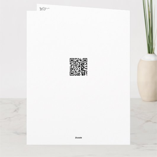 Handen van een homepage met een ring bedankkaart (Achterkant)