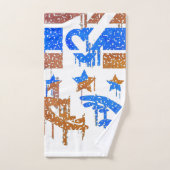 Handen van eenheid bad handdoek (Handdoek)