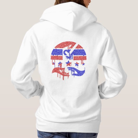 Handen van Eenheid Hoodie (Achterkant)