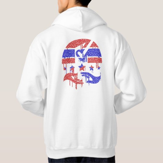 Handen van eenheid hoodie (Achterkant)