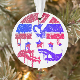 Handen van eenheid ornament