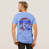 Handen van eenheid Tri-Blend shirt (Voorkant)