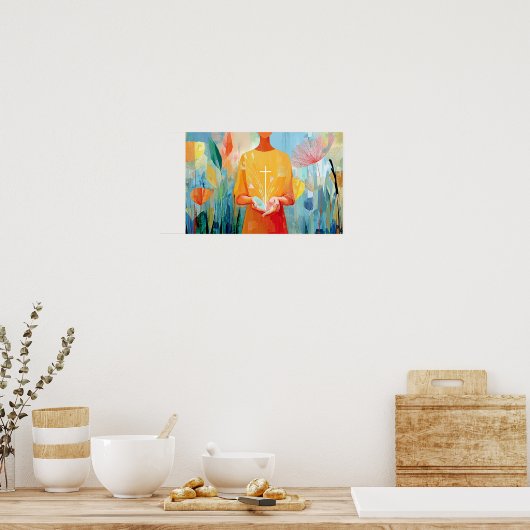 Handen van Genezing Poster (Keuken)