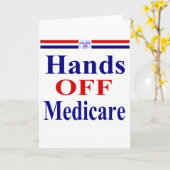 Handen van Gezondheidszorg voor bejaarden Kaart (Gele Bloem)