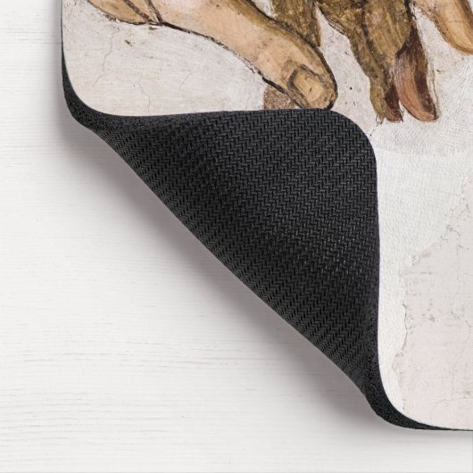 Handen van God de vader en Adam van Michelangelo Muismat (Hoek)